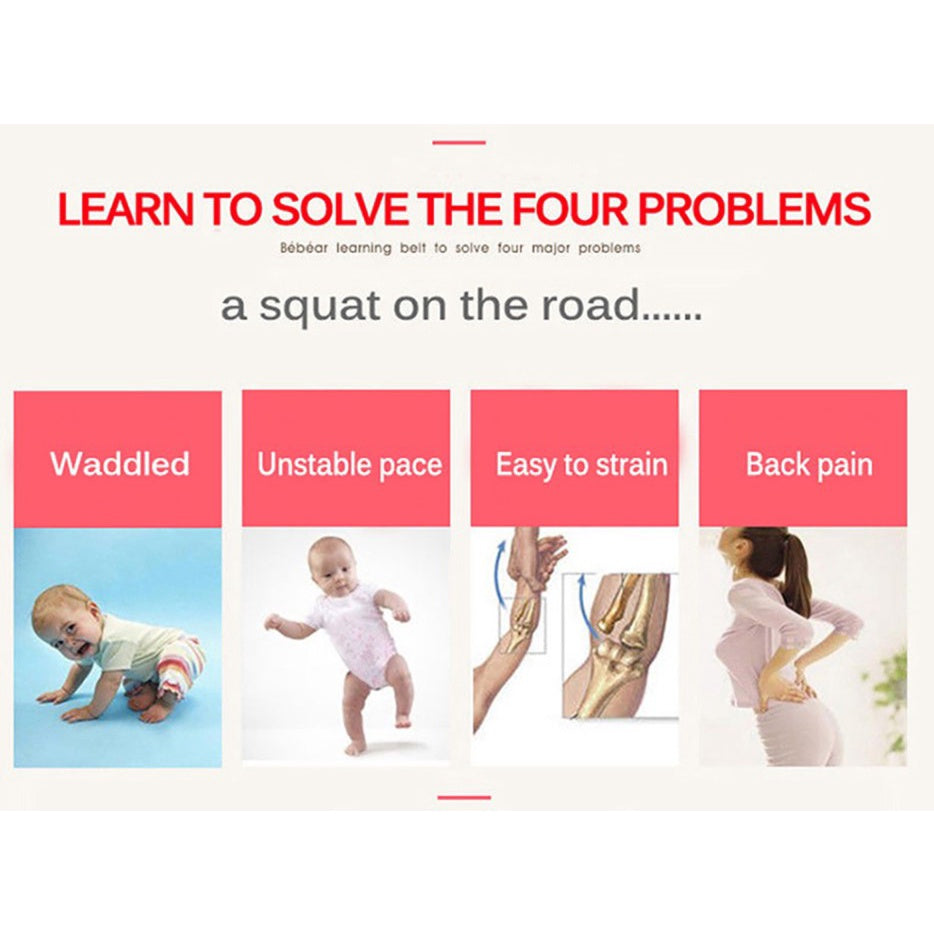 Baby Walking Helper Harness - Adjustable & Comfortable Support